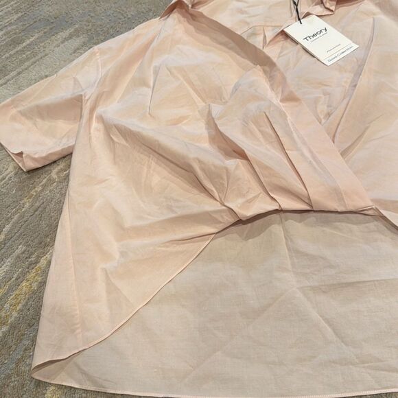 theory ss twist shirt Quartz icon shirting 2 new with tag size S MSRP $195 - Picture 7 of 13